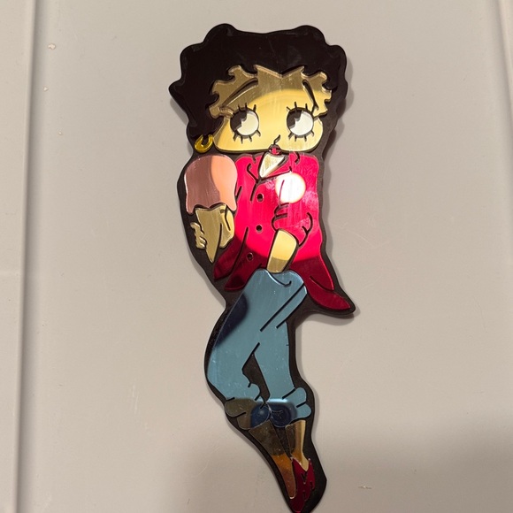 Betty Boop Red and Blue Wall Accent - Picture 1 of 5